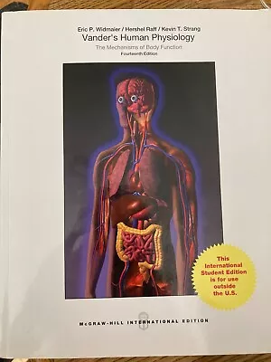 Vander's Human Physiology Textbook International Edition (14th Edition) • $20