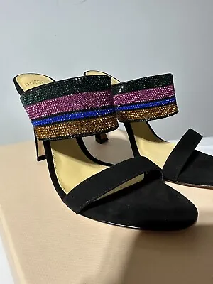 $119.99 • Buy Alexandre Birman Denise Sandal Heels Black Womens Size 38 EU 7.5 US