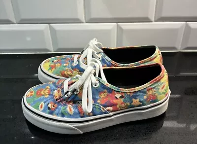 Nintendo X Vans Authentic Super Mario Bros Tie Dye NES Sneakers Mens 4.0 W 5.5 • $69.99