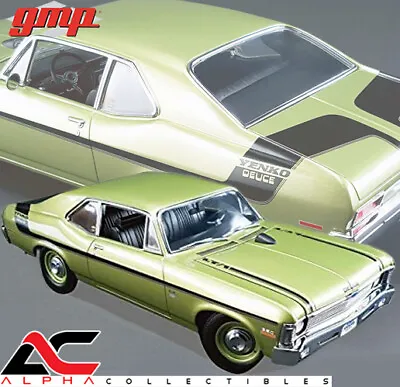 Gmp 18831 1:18 1970 Chevrolet Nova “yenko Deuce” Citrus Green Limited Ed 600pcs • $89.95