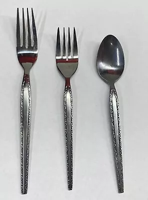 Vintage Rogers Korea Stainless Spoon And Two Fork Set • $9.87