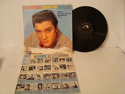 Elvis Presley Loving You Lsp 1515 Silver Rca Victor Label + Picture Sleeve • $124.99