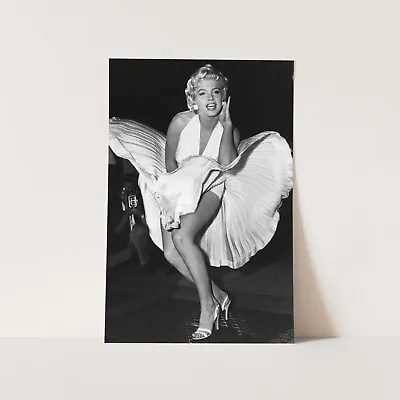 Marilyn Monroe White Dress Subway Grate Seven Year Itch Wall Art Poster Print • $34