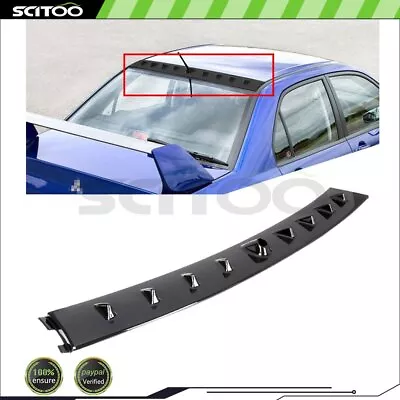 $38.65 • Buy Fit For 2003-2006 Mitsubishi Lancer EVO 8 9 Shark Fin Spoiler Glossy Black