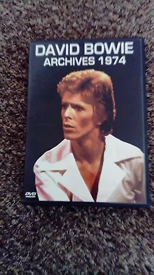 Rare Dvd David Bowie Archives 1974 • £20