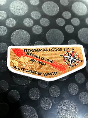 Oa Ittawamba Lodge 235 S? Fall Fellowship Flap • $12.14