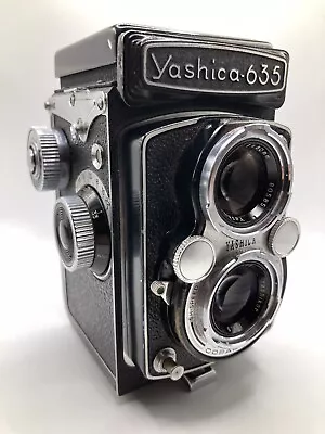 £99 • Buy YASHICA 635 MEDIUM FORMAT TWIN LENS REFLEX COMPLETE WITH 35mm CONVERSION KIT