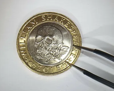 £650 • Buy Rare Coin William Shakespeare 2016 Original ERROR Two Pound Skull Official 