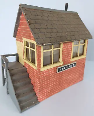 O Gauge SIGNAL BOX / CABIN - Wood Construction - Ideal For Hornby Model Railways • £24.95