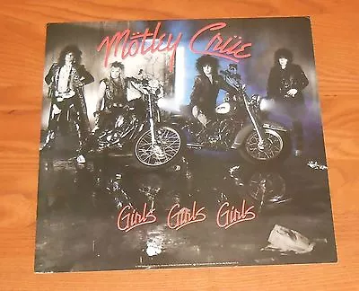 Motley Crue Girls Girls Girls Poster 2-Sided Flat Square 1987 Promo 12x12 RARE • $48.95