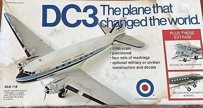 2 Kits Vintage Entex Douglas DC-3 DC3 Airplane Kit #8504  New Open Box • $28