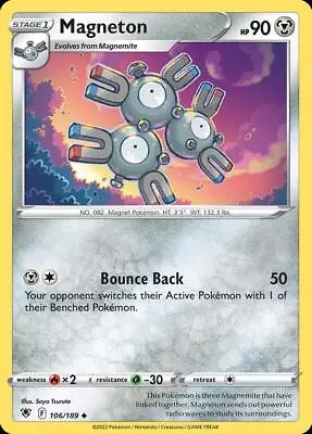 Pokemon Magneton (106/216) Astral Radiance NM • $0.99