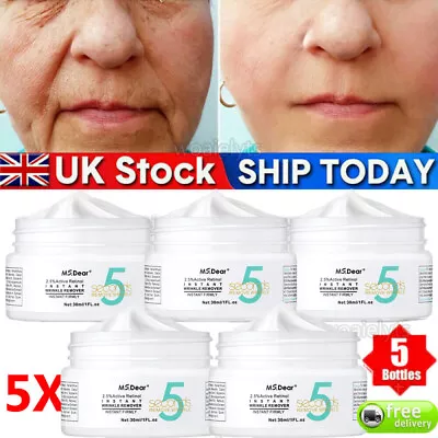 5x 5 Seconds Wrinkle Remove Instant Face Cream Skin Tightening Anti-Ageing Serum • £13.95