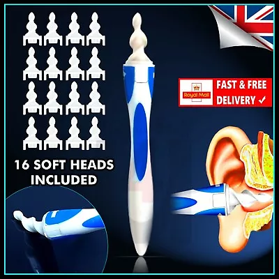 Ear Wax Removal Tool Earwax Cleaner Q-Grips Soft Remover Tool Safe Ear Pick UK • £3.85