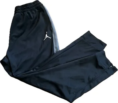 Nike Men's 2XL XXL Dri-Fit Basketball Jordan Flight Track Pants 924709-060 Grey • $50