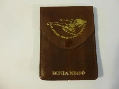 Honda Leather Pouch For Belt MB 100 Promotion 1980s Motorcycle Japan Only 1 • $19