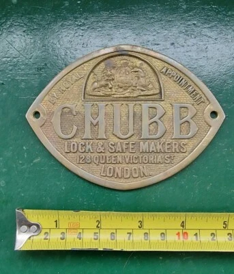 £22.99 • Buy Safe Plaque Safe Plate Chubb