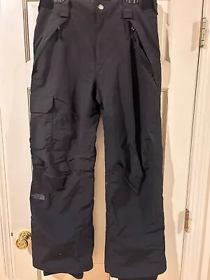 The North Face TNF Black Snowboard Ski Cargo Winter Pants Men’s Medium NWOT • $49