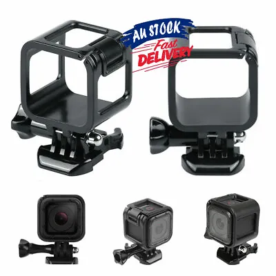 Low Profile Housing Frame Cover Case Mount Holder For GoPro Hero 4 5 Session AU • $10.99
