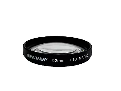 QUANTARAY 52mm Macro +10 Glass Filter • $11