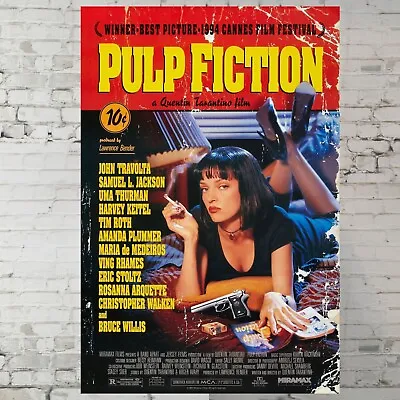 Pulp Fiction Movie Poster Quentin Tarantino Gift Poster - 11x17  Wall Art Gift • $14.90