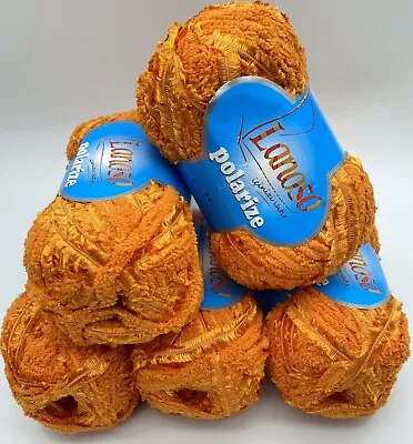 £8.99 • Buy Lanoso Polarize Eyelash Chenille Mix Knitting Crochet Yarn Wool - 5 X 100g Balls