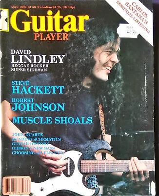 Vintage Guitar Player April 1982 / David Lindley / Steve Hackett / Gibson Bass • $11.95