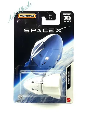 2023 MATCHBOX Space X SpaceX Dragon Shuttle White 8/100 • $7.99