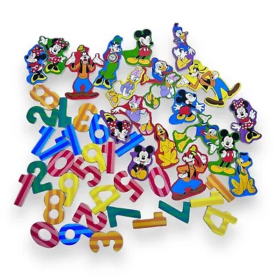 Melissa & Doug Wooden Disney Characters Mickey Mouse Number Magnets 50 Pieces • $34.97