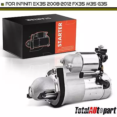 New Starter Motor For INFINITI EX35 2008-2012 M35 G35 2009-2010	1.4KW CW 12V 12T • $69.99