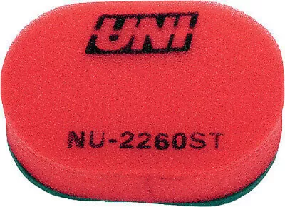 Uni Foam Air Filter NU-2260ST Yamaha 1982 1983 IT175 YZ100 1982 YZ125 14-2260 • $31.37