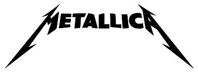 Vinyl Metallica Logo Decal Sticker For Car Laptop Phone Glass Cup • £2.50