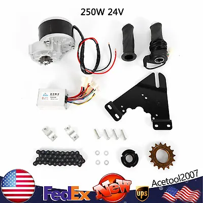 24v 250w Electric Bicycle Motor Kit E-bike Conversion Kit Simple Diy Ebike New • $69.35