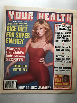 Your Health Magazine Sept/1984 Morgan Fairchild Michael Jackson • $9.99