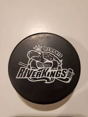 Vintage Memphis RiverKings Hockey Puck CHL Minor League Hockey Papa Johns • $24.95