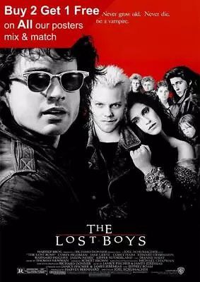 The Lost Boys 1987 Movie Poster A5 A4 A3 A2 A1 • £15.99