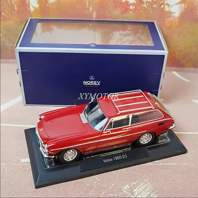 Norev 1/18 Volvo 1800 ES 1972 US Version Diecast Model Car Red Toys Gifts • $93.50