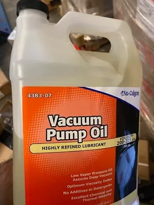 Nu-calgon 4383-07 Cal-vac Vacuum Pump Oil 1 Gallon • $49.99