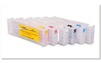 6*600ML Refillable Ink Cartridge For Epson SureColor F2000 F2100 Printer • $145