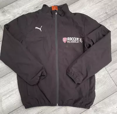 Arsenal FC Puma Windbreaker Jacket Top Training Kit Football Child Kid 11-12 Yrs • £14.99