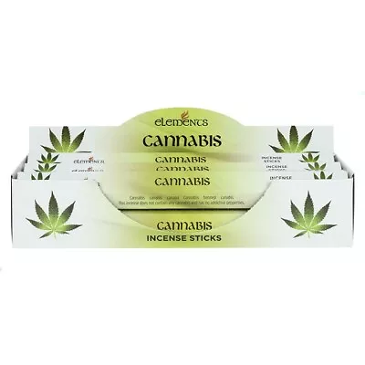 Set Of 6 Packets Of Elements Cannabis Incense Sticks • £4.67