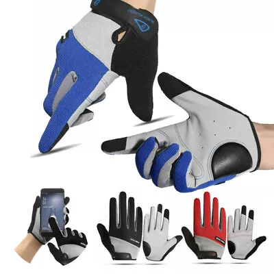 Motorcycle Gloves For Men Full Finger Touchscreen Motorbike Gloves For BMX ATV  • $9.99