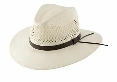 Stetson - Digger Shantung Straw Outback Hat • $59.99