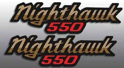 $25.97 • Buy Honda 1983 '83 Cb550 Cb 550 Nighthawk Side Cover Reproduction Decals Graphics