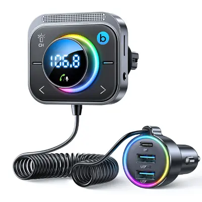 Bluetooth FM Transmitter Car Radio USB Fast Charger Adapter MP3 Player Handsfree • $35