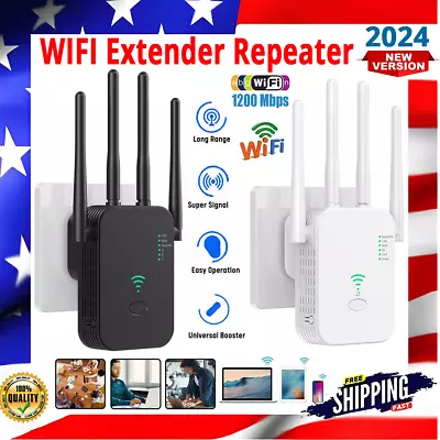 WiFi Range Extender Repeater Wireless Amplifier Router Signal Booster 1200Mbps • $16.93