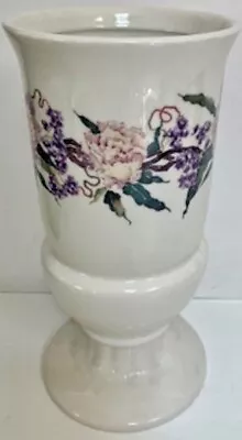 Vintage FTD Creme With Flowers Porcelain Vase. Circa 1960’s • $22.97