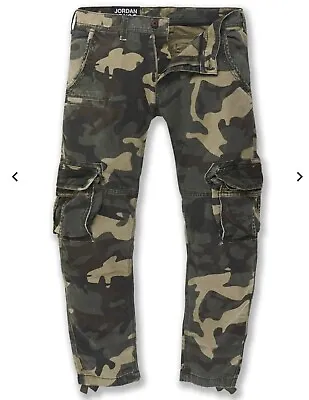 Jordan Craig Xavier OG Camo (Woodland) Tapered Cargo Pants          SIZE 36 X 32 • $70