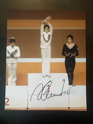 Nadia Comaneci Signed 8x10 Photo Olympic Gold Medalist Autographed • $30