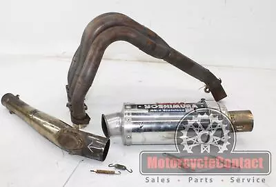 99-02 R6 Full Yoshimura Exhaust System Header Pipes Mid Muffler Mid Y Slip On • $298.51